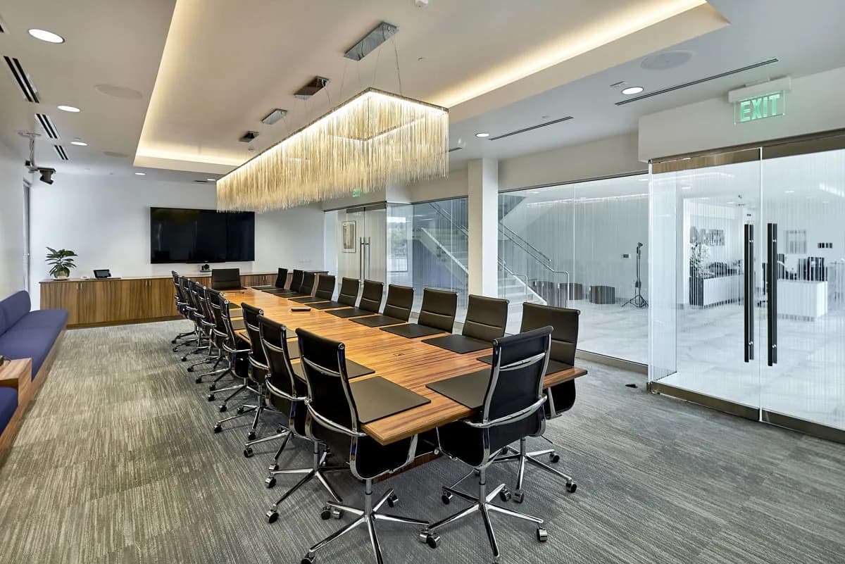 Conference room of an office interior by March Design
